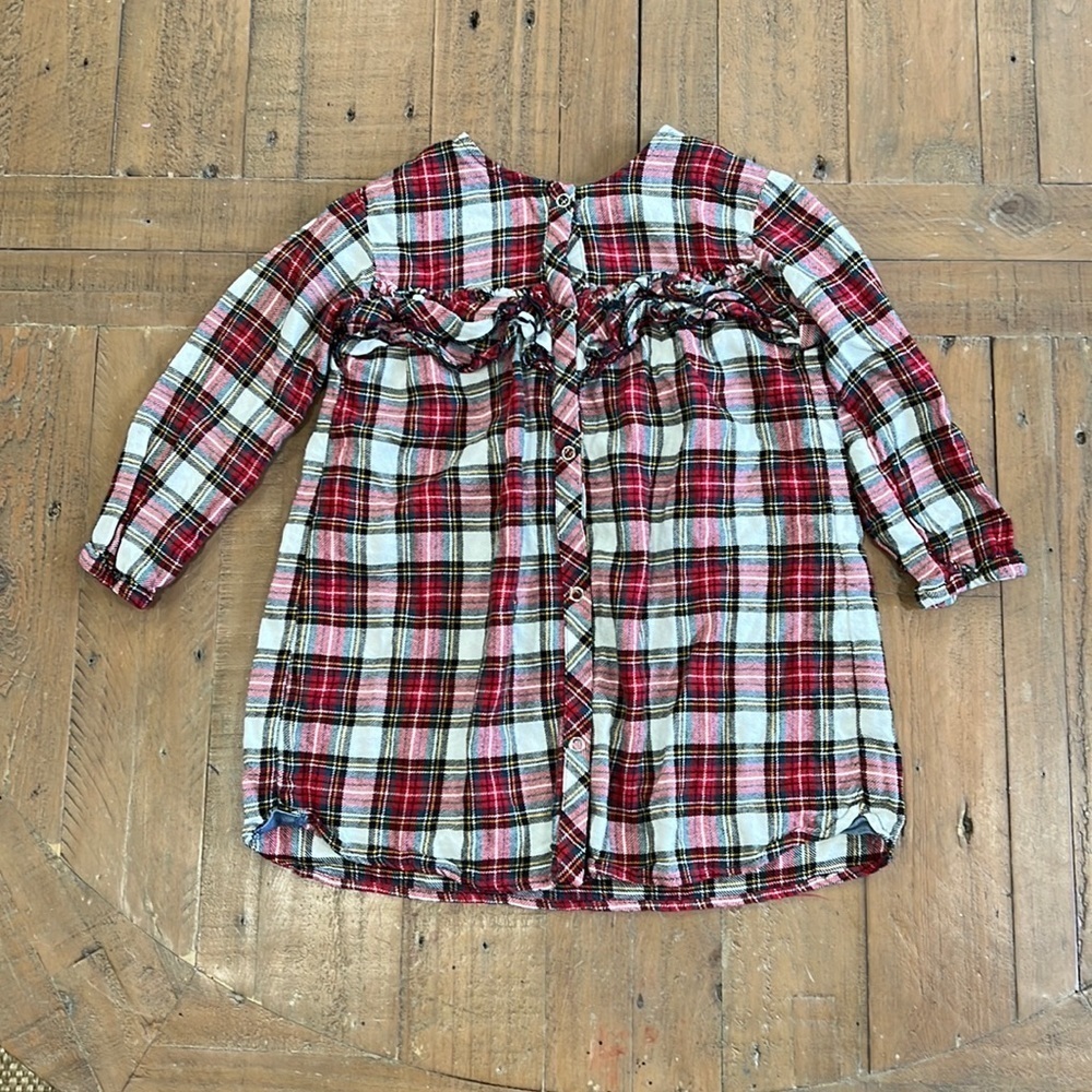 Zara tartan plaid dress